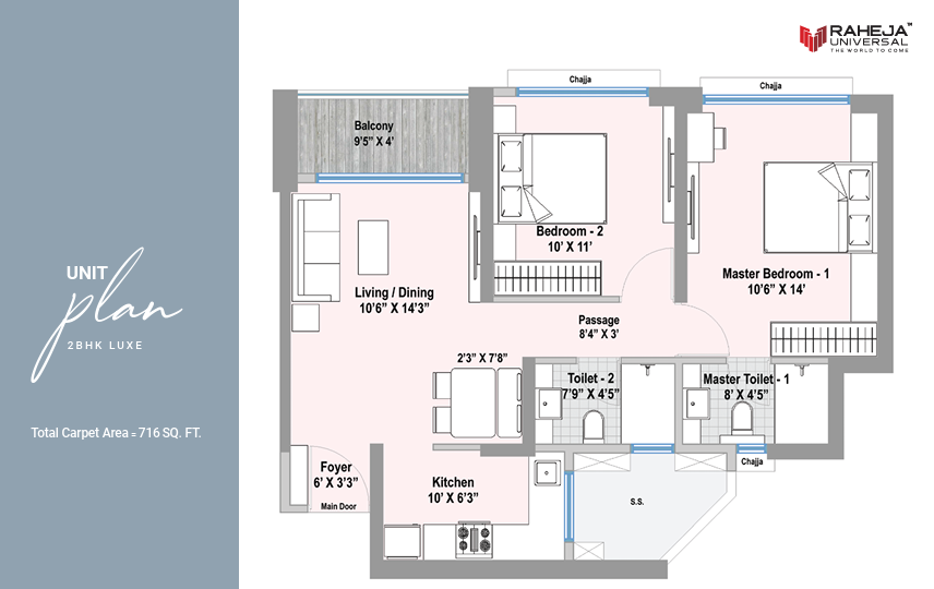 2.5 BHK Plan
